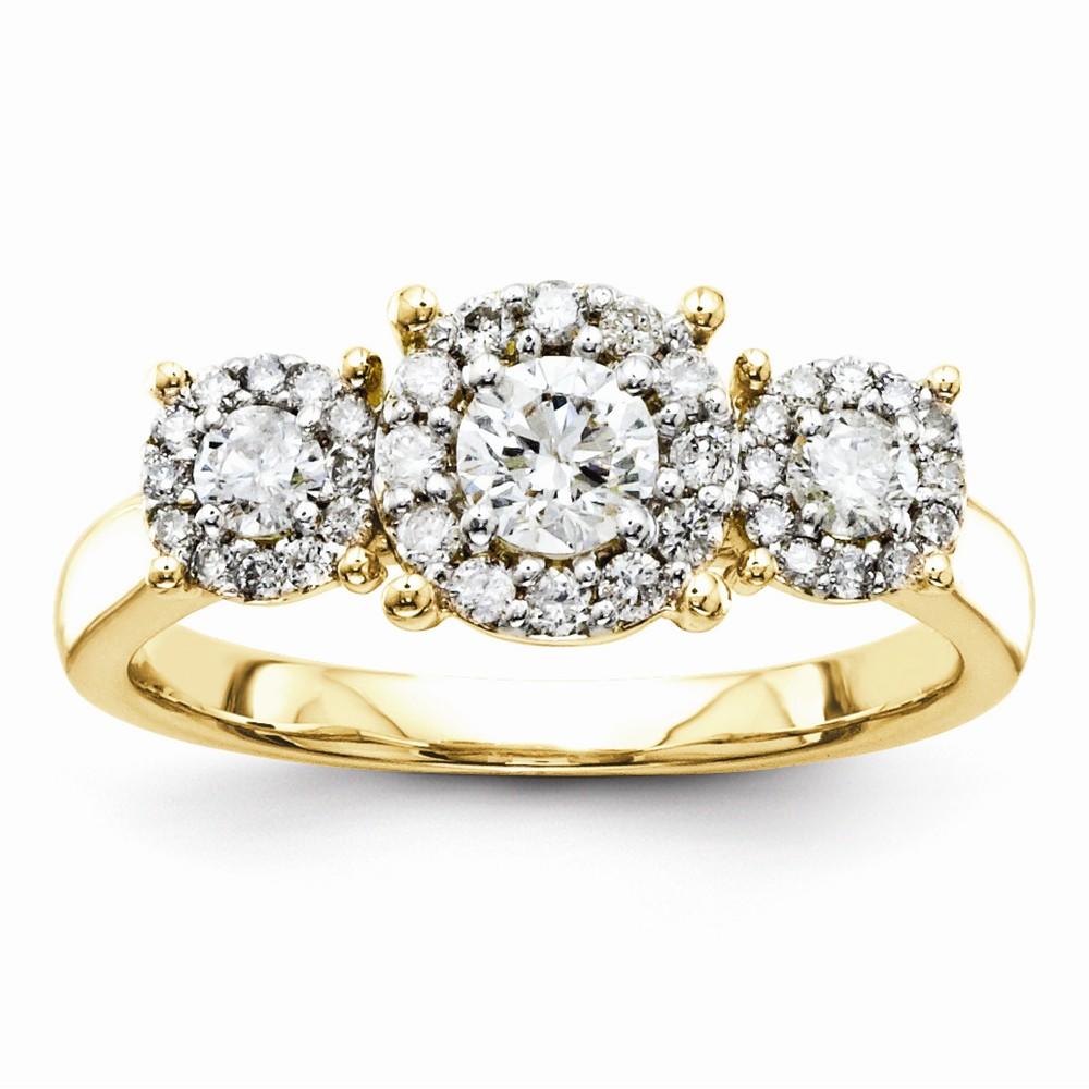 Jewelryweb 14k Yellow Gold Engagement Ring