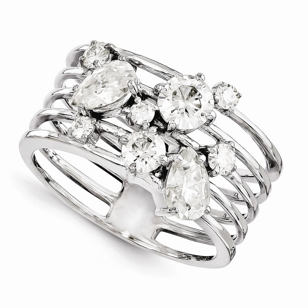 Jewelryweb Moissanite 14k Forever Brilliant Ring