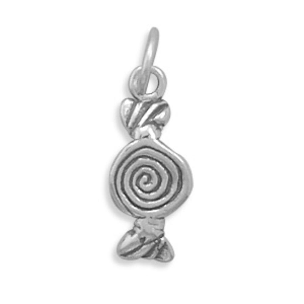 Jewelryweb Sterling Silver Piece Of Candy Charm Measures 16x7mm