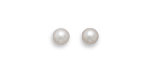 Jewelryweb Grade Aaa 4.5-5mm Freshwater Cultured Akoya Pearl Earrings With White Gold Posts and Earrings Backs