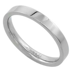 Sabrina Silver Surgical Stainless Steel 3mm Wedding Band Thumb / Toe Ring Comfort-Fit High Polish, sizes 5 - 12