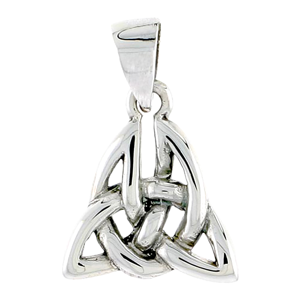 Sabrina Silver Sterling Silver Celtic Knot Charm, 1/2 inch