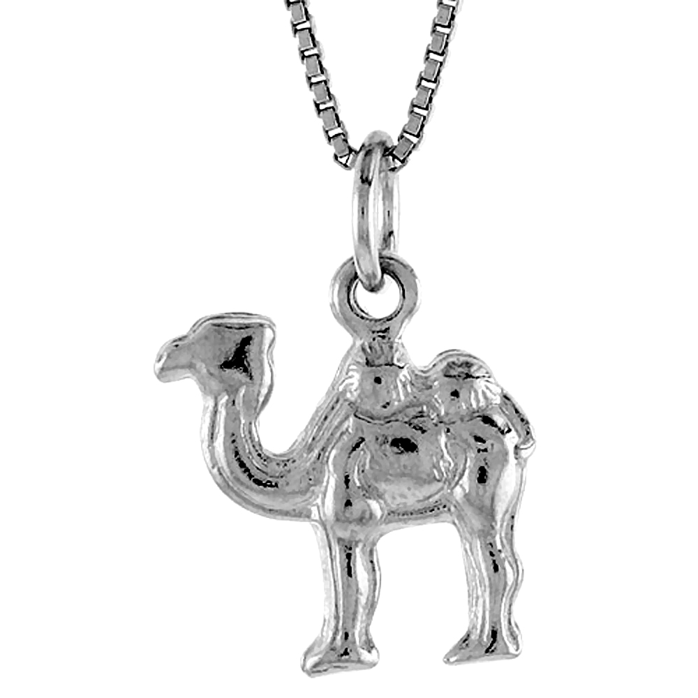 Sabrina Silver Sterling Silver Camel Pendant, 1/2 inch Tall