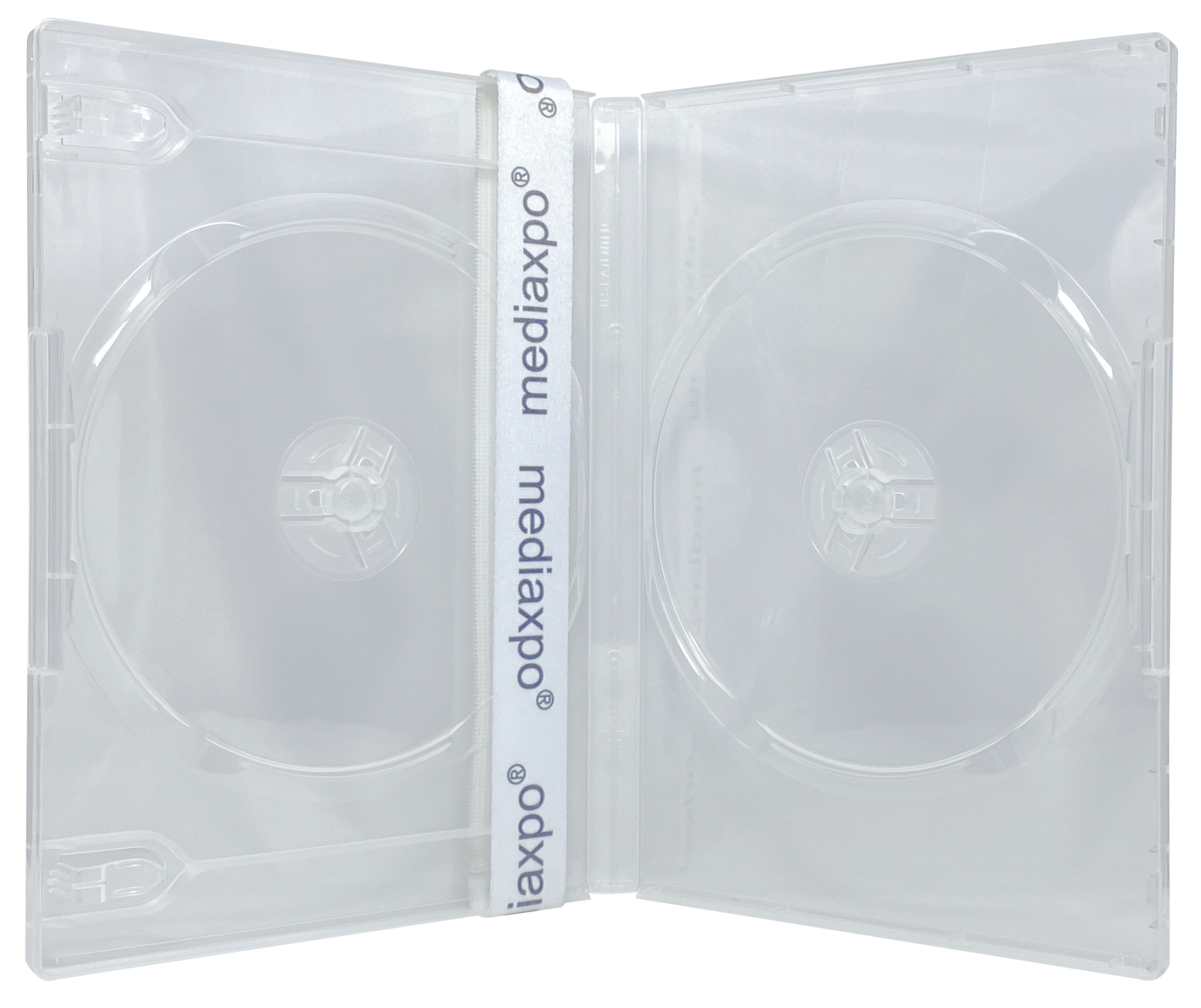 Generic 2,000 STANDARD SUPER Clear Double DVD Cases