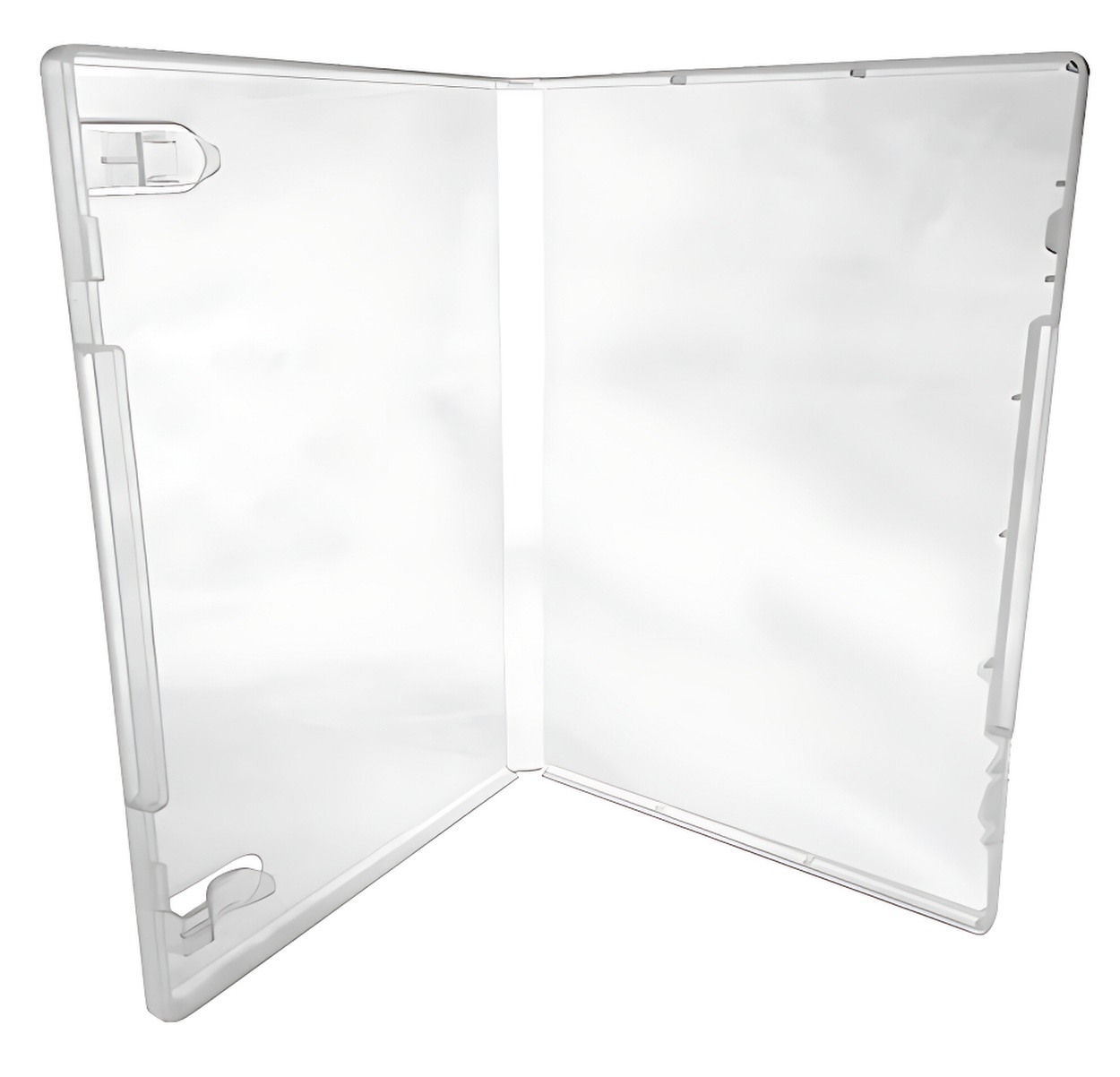 CheckOutStore 1,000 Clear Storage Cases 14mm for Rubber Stamps (No Hub)