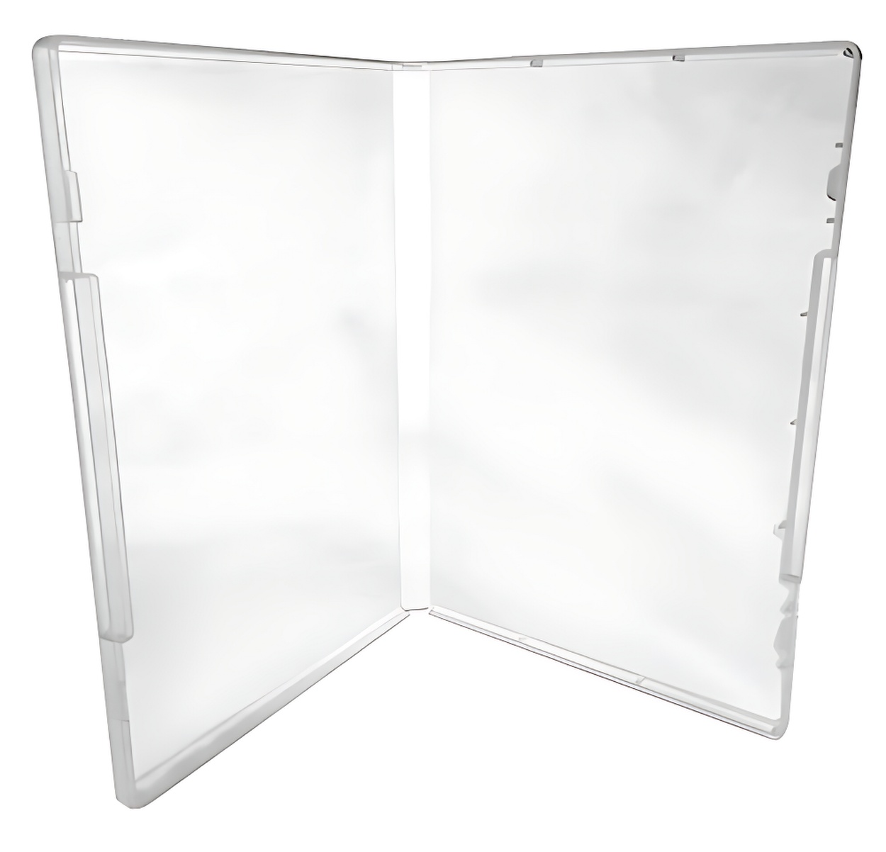 CheckOutStore 1,000 Clear Storage Cases 14mm for Rubber Stamps No Tabs (No Hub)