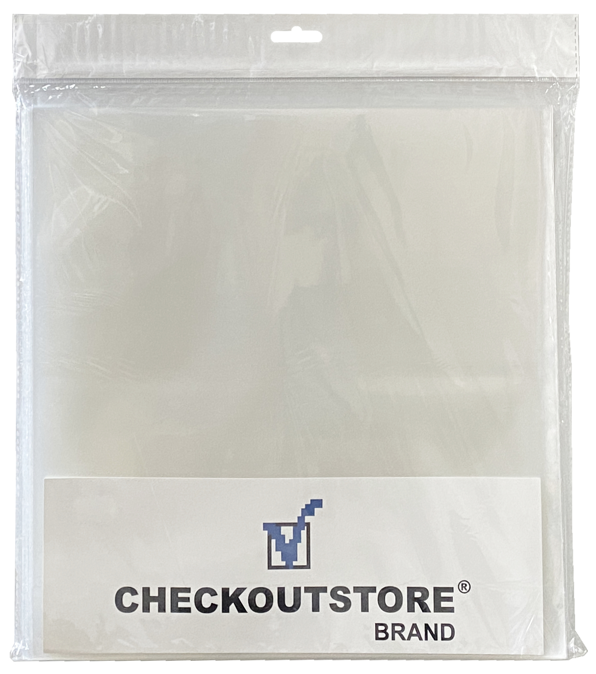 CheckOutStore 100 CheckOutStore Clear Plastic CPP for 12" LP Vinyl Record Album Covers (Outer Sleeves)