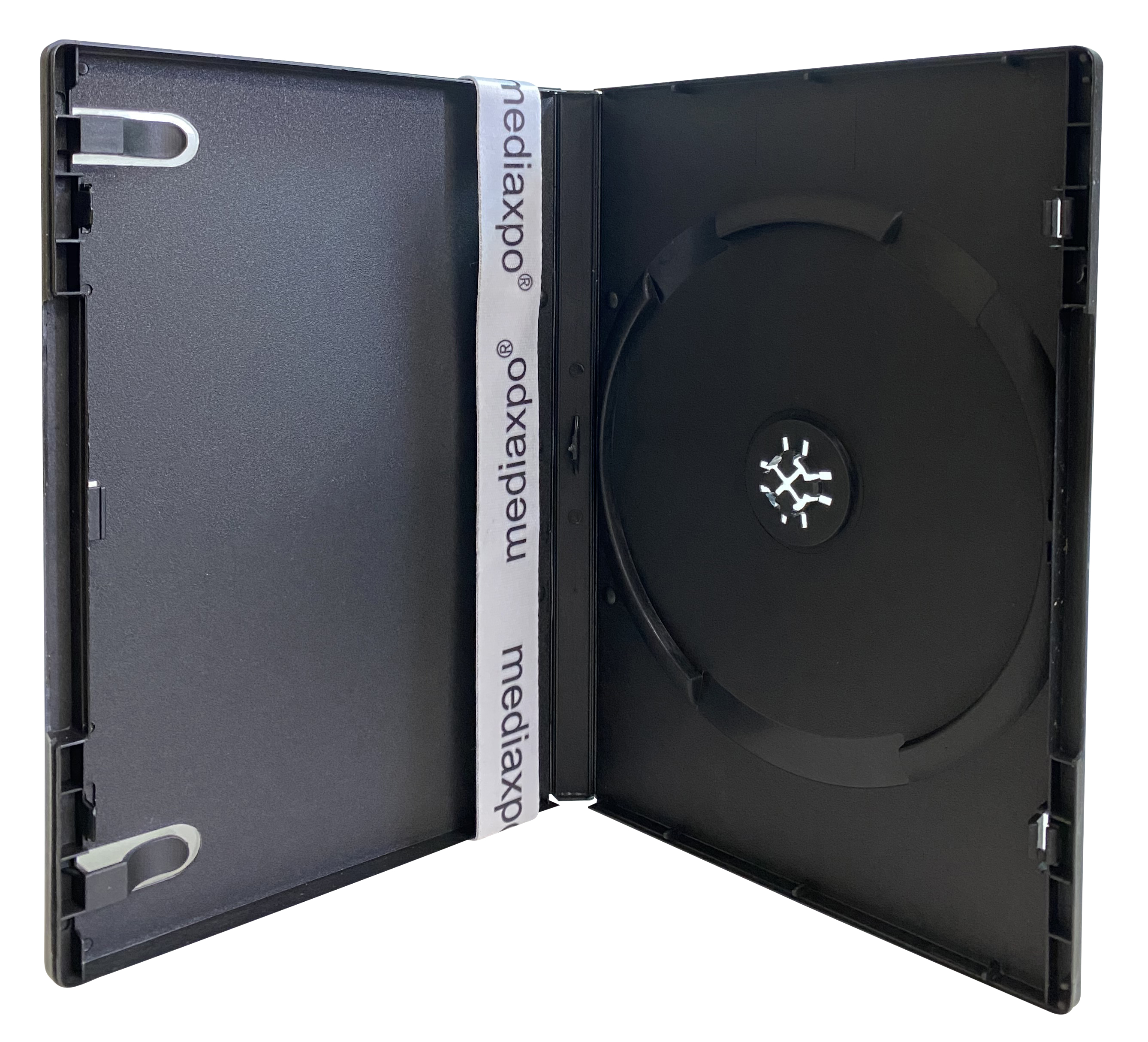 Generic 5 STANDARD Black Single DVD Cases 14MM