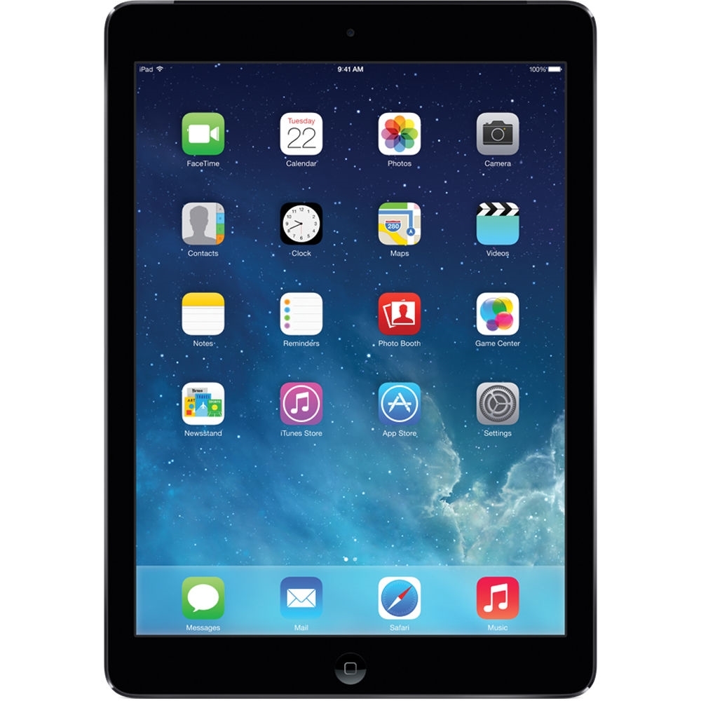Apple MF010LL/A iPad Air Tablet 64GB WiFi + 4G Verizon (Space Gray)