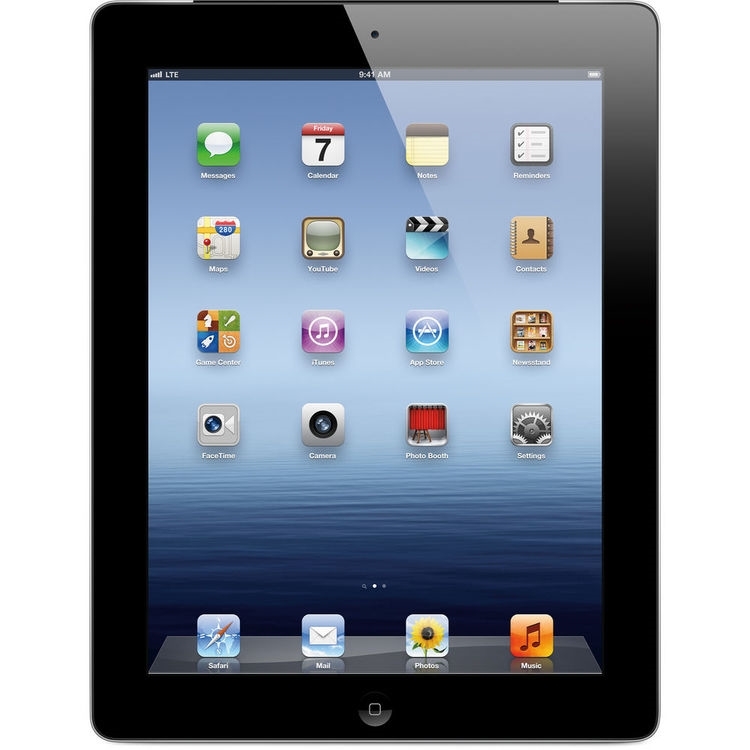 Apple iPad 3 MD367LL/A 32GB Wifi + 4G Unlocked 9.7",Black(Scratch and Dent)
