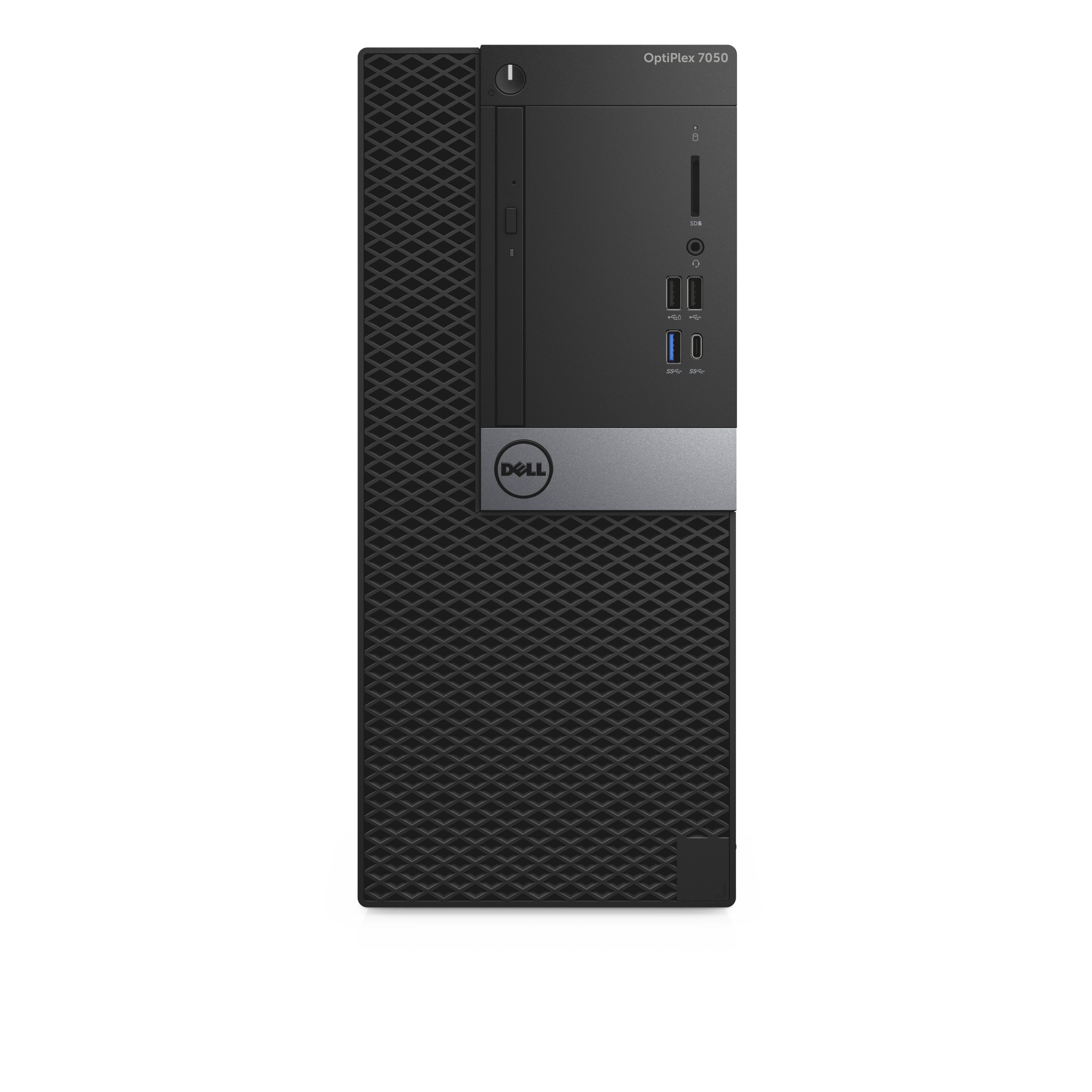 Dell Refurbished Dell Optiplex 7050 Intel Core i5-7600 X4 3.5GHz 8GB 256GB SSD Win10, Black (Certified Refurbished)