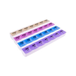 Apex Tools Apex 7-Day Mediplanner Pill Organizer, Weekly Pill Organizer, 4 Times A Day  AM, PM