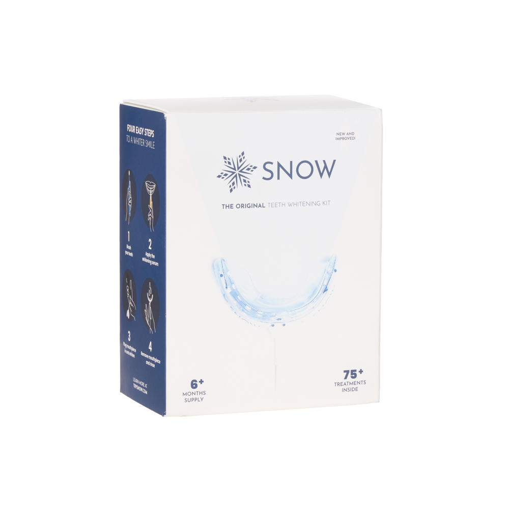 SNOW Teeth Whitening Kit with LED Light, 3 Serums