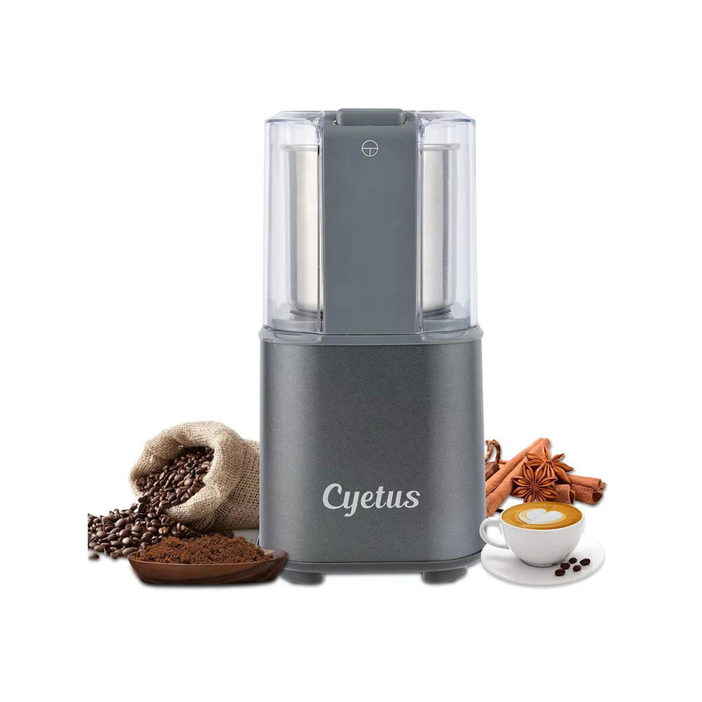Cyetus Electric Coffee Bean Grinder and 4 in 1 Automatic Milk Frother, Steamer