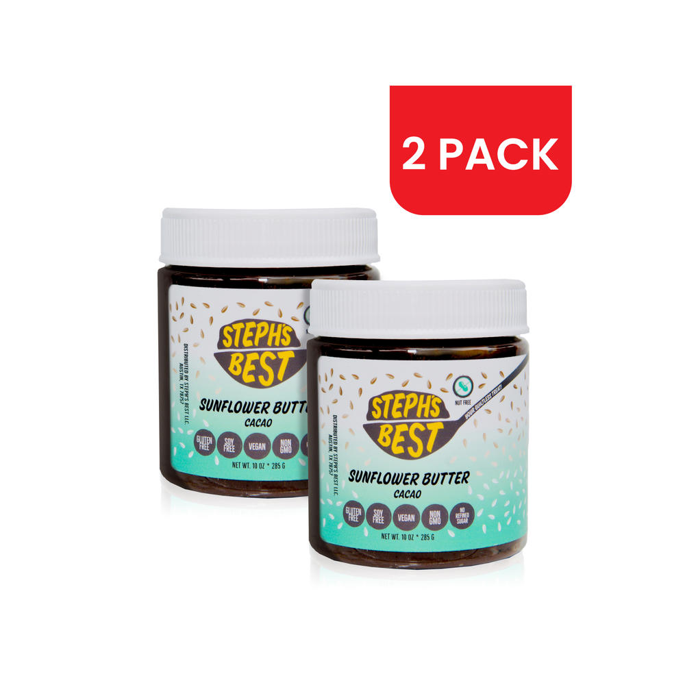Steph's Best Steph’s Best Vegan Cacao Sunflower Seed Butter, 2 Pack
