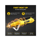 Enventor ENVENTOR Mini Heat Gun, 450W, 572 F - 842 F Dual Temp Handheld Hot  Air Gun Tool with Deflector Nozzle and Heat Shrink Tubing