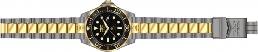 Invicta Men's Pro Diver 300m Automatic Two Tone Stainless Steel Watch 15846