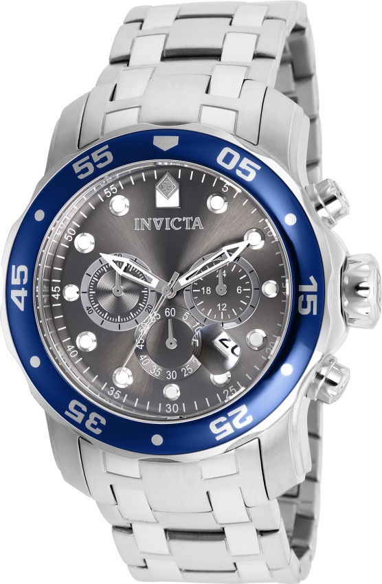 Invicta Men's Pro Diver Quartz Chronograph Stainless Steel 200m Watch 80059
