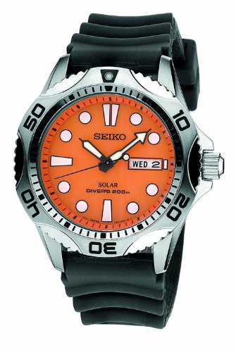 Seiko Men's SNE109 Solar Dive Watch