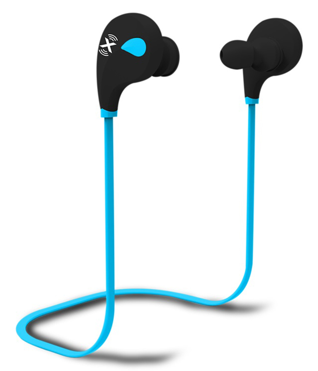 Axess Bluetooth V4.1 Volume Control Mic Sweat Proof Earphones EPBT101-BL