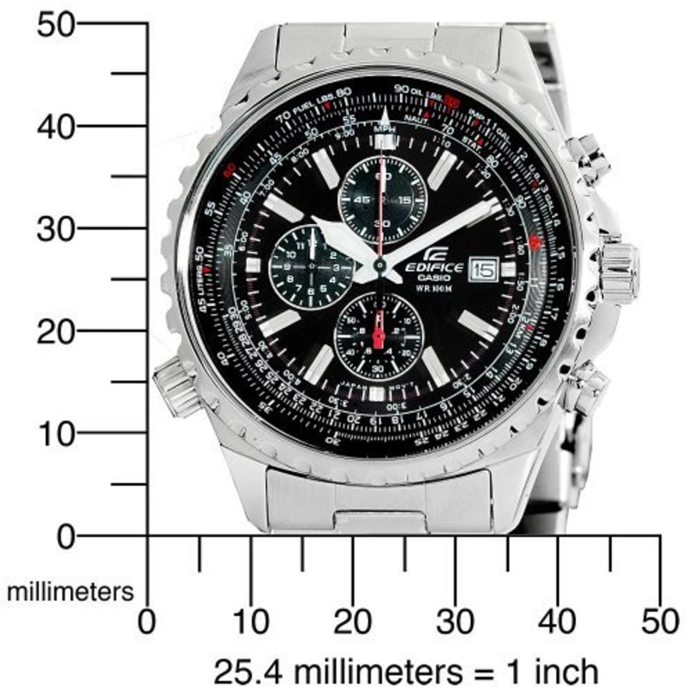 Casio Men's EF527D-1AV Edifice Stainless Steel Multi-Function Chronograph Watch