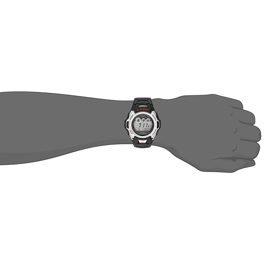 Casio Men's G-Shock Quartz Chronograph Black Resin 200m Watch GWM500A-1