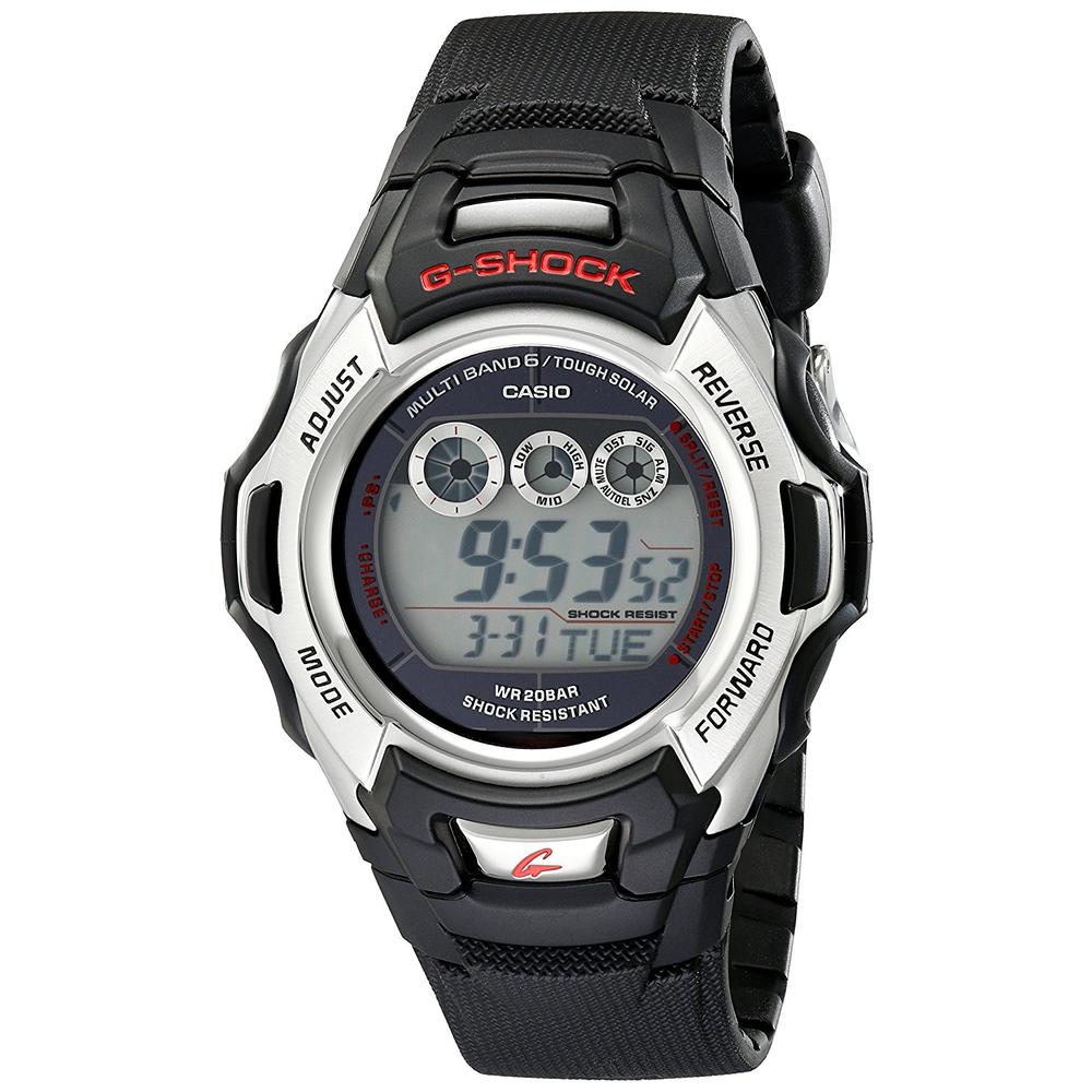 Casio Men's G-Shock Quartz Chronograph Black Resin 200m Watch GWM500A-1