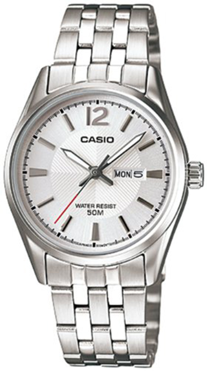Casio Women's Dress Stainless Steel Silver Dial Watch LTP1335D-7A