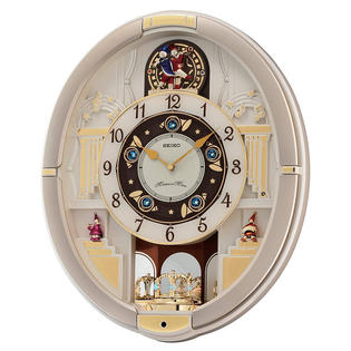 Seiko 12 Hi Fi Melodies In Motion Chiming Wall Clock Qxm290srh