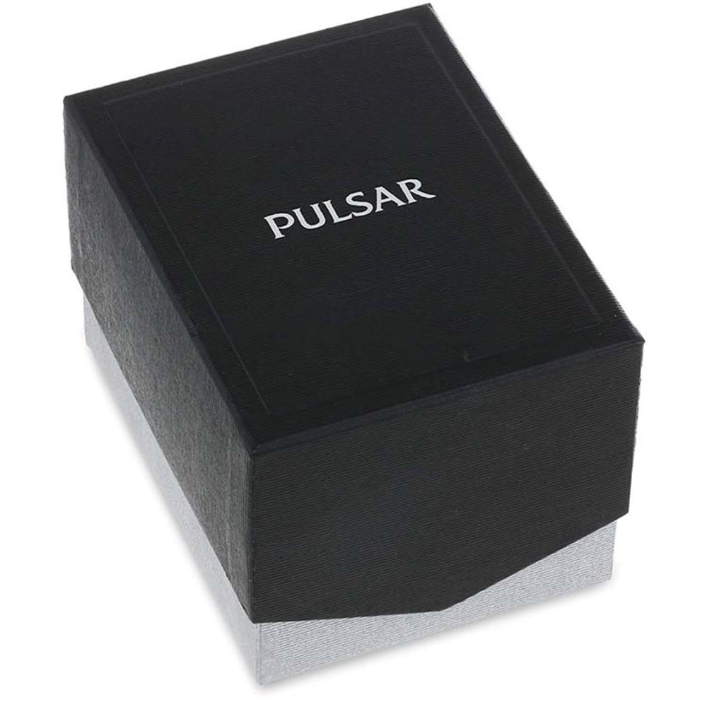 Pulsar Men's On the Go Digital 100m Stainless Steel Black Rubber Watch PQ2003
