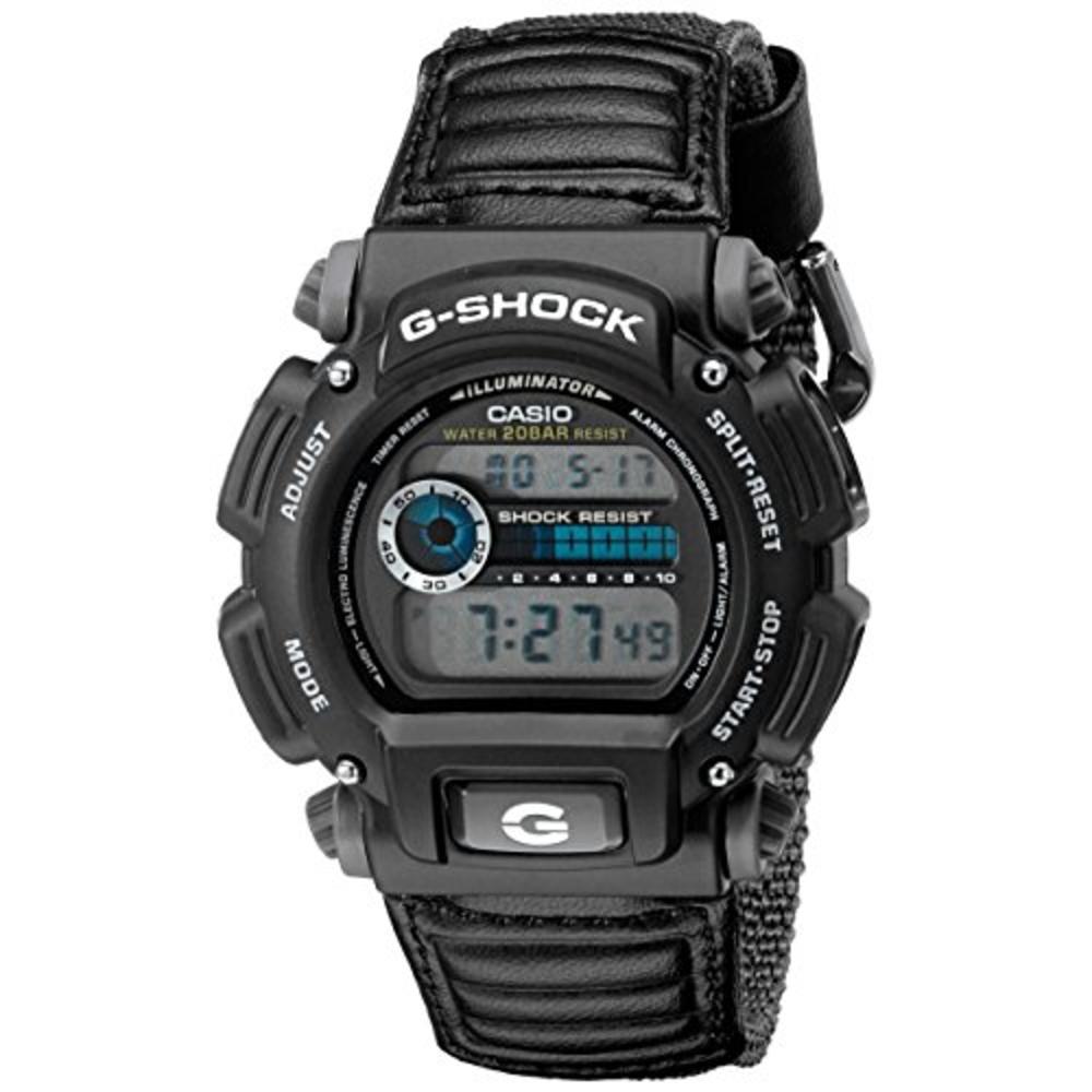 Casio Men's G-Shock Digital Quartz Canvas Strap Grey Watch DW-9052V-1C