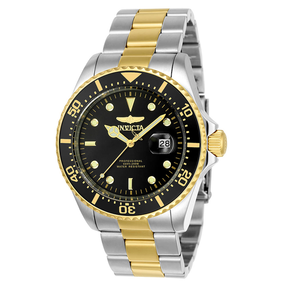 Invicta Men's Pro Diver Analog 200m Two Tone Stainless Steel Watch 23229