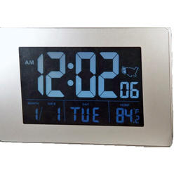Sonnet 1.75" Display with White LCD Number Atomic Desk/Bedroom Alarm Clocks T4645