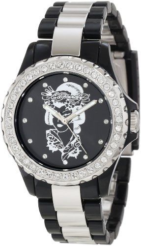 Ed Hardy Geisha Art Black Dial Women's Watch VX-BK