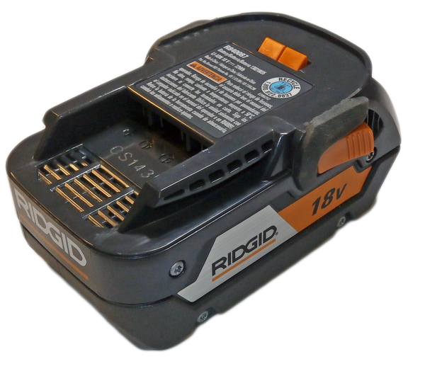 Ridgid 18 Volt Lithium Ion 4 Amp Hour Battery Pack R840087 130218009