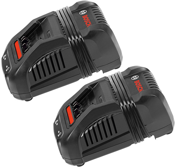 Bosch 2 Pack Of Oem 18 Volt Lithium Ion Battery Chargers Bc1880 2pk