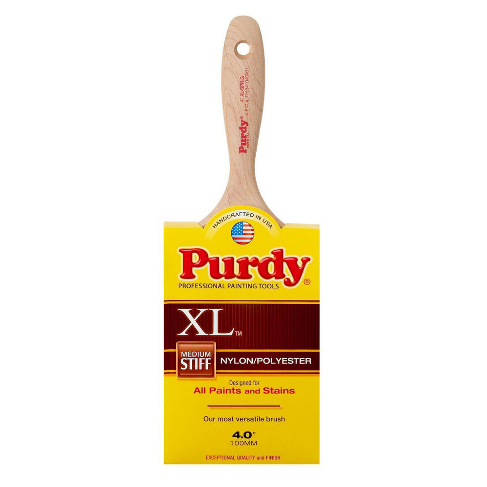 Purdy Genuine Purdy XL Sprig Flat 4" Paint Brush 144380340