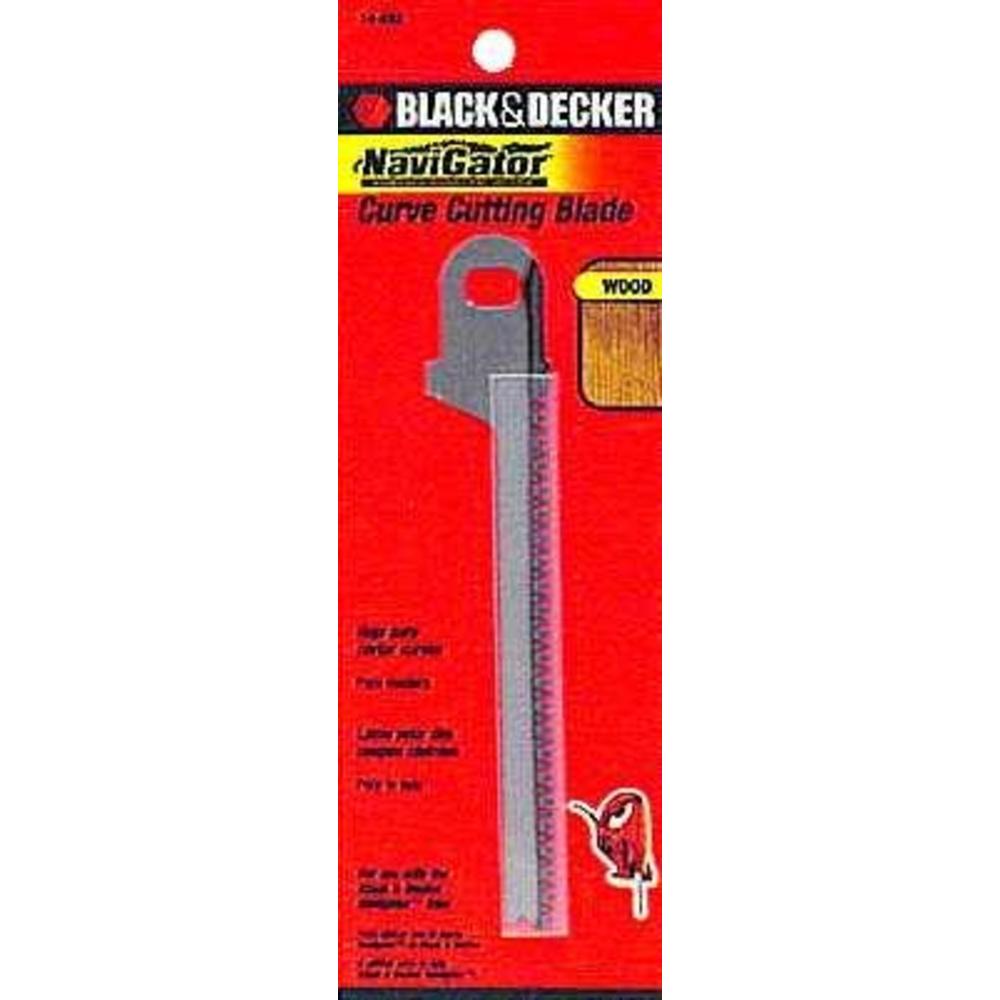 BLACK+DECKER Black and Decker SC500 Handsaw 4 Pack 74-592 Curved Cutting Saw Blade # 74-592-4PK