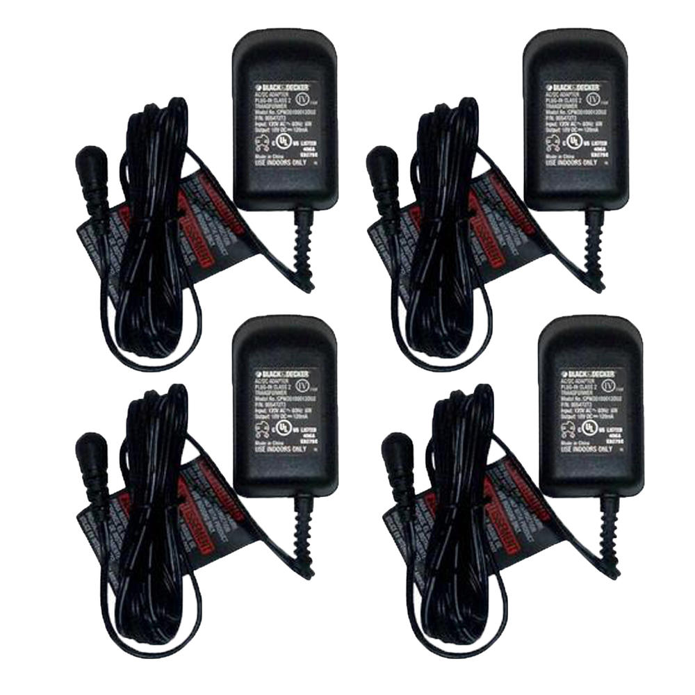 BLACK+DECKER Black and Decker 4 Pack Of Genuine OEM Replacement Chargers # 90593304-4PK
