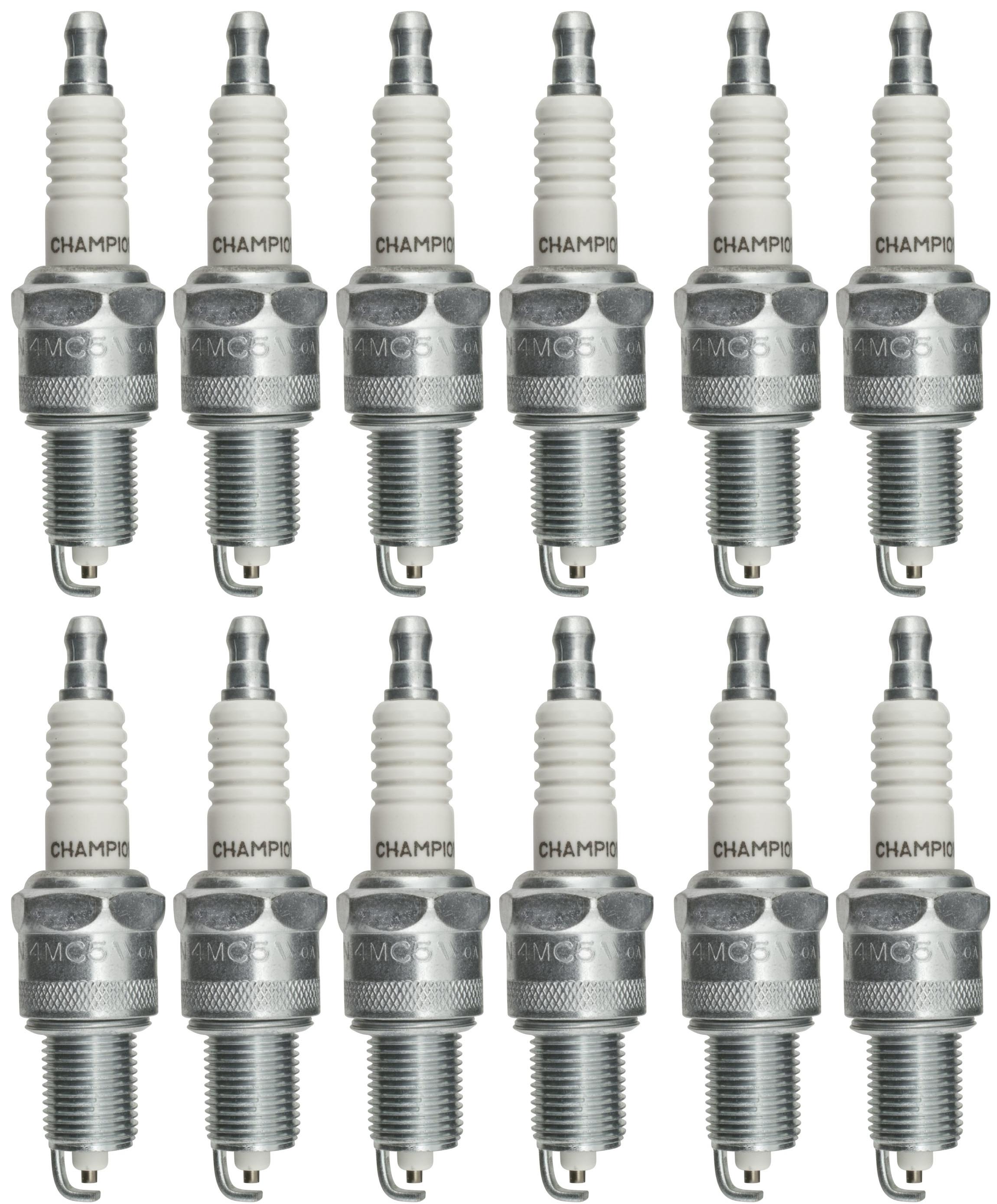 Champion 12 Pack of Genuine OEM Standard Spark Plugs # RN14MC5-12PK