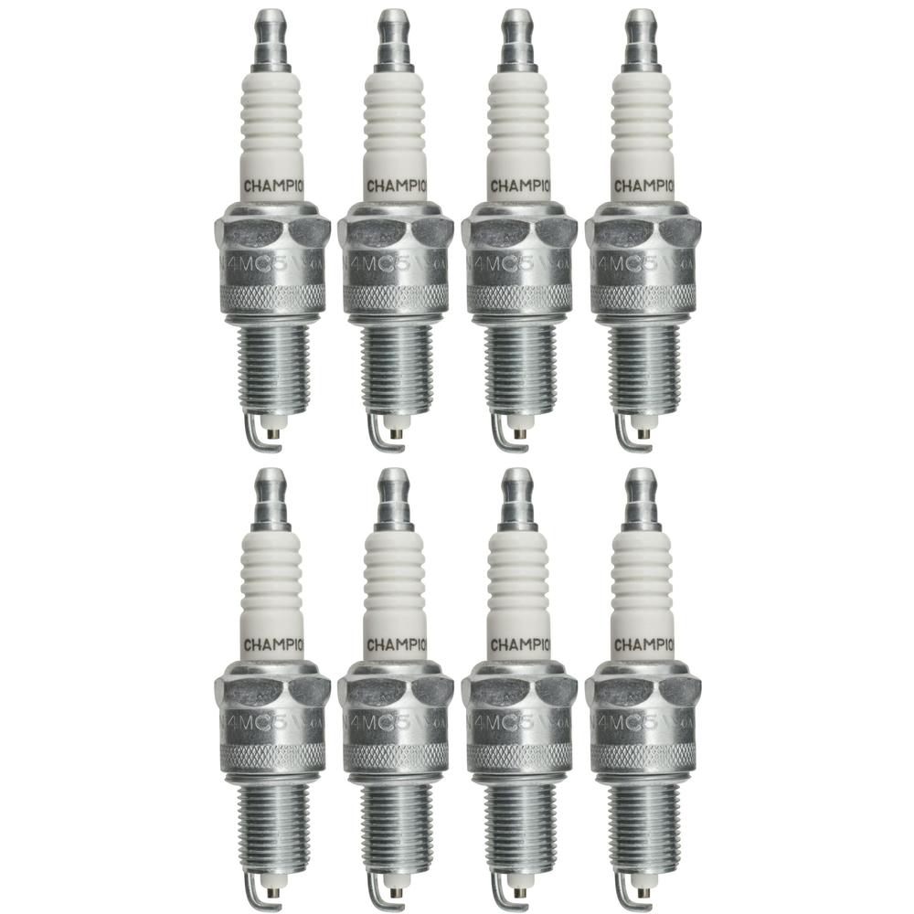 Champion 8 Pack of Genuine OEM Standard Spark Plugs # RN14MC5-8PK