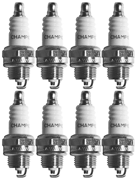 Champion 8 Pack of Genuine OEM Replacement Spark Plug # RCJ4-8PK