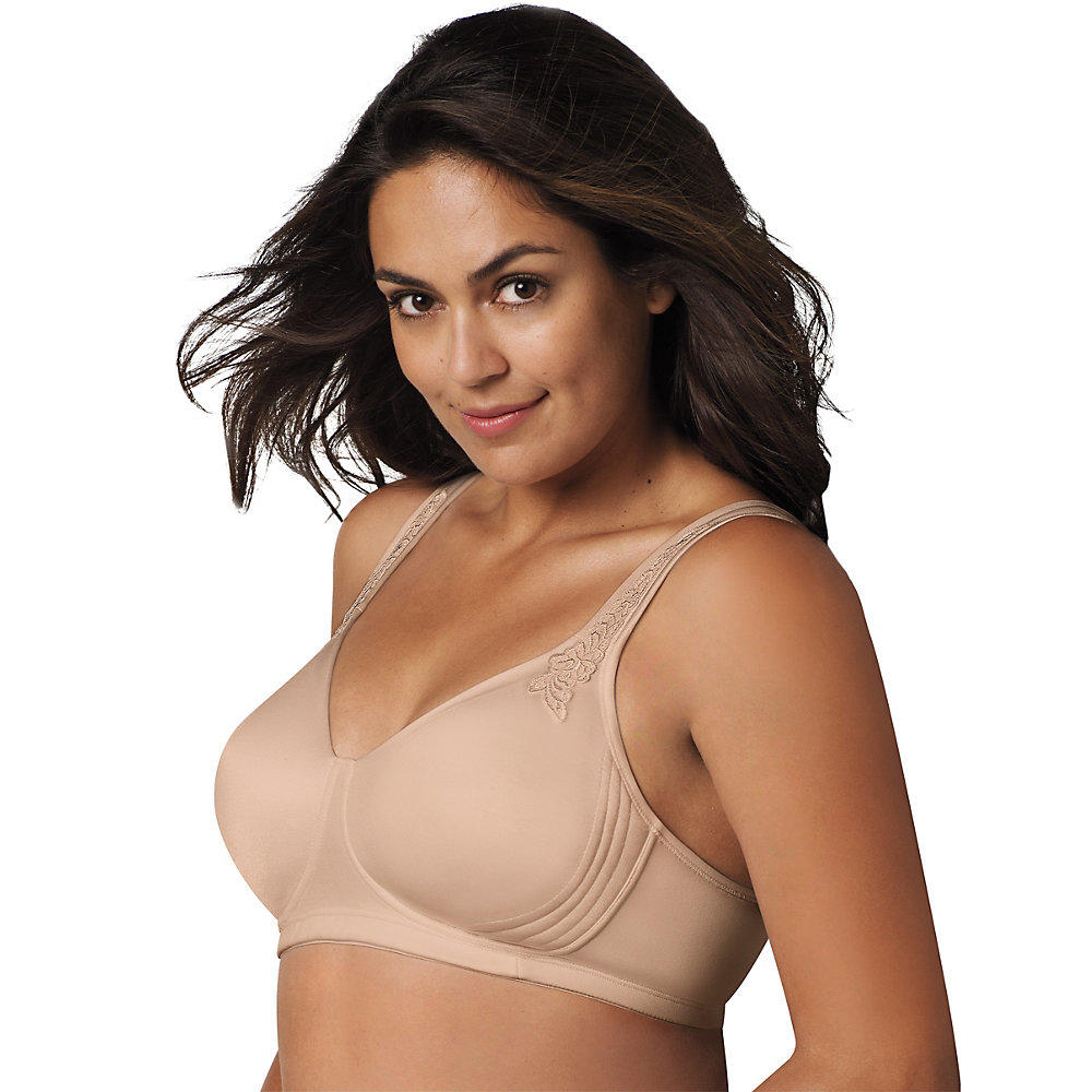 Playtex 18 Hour Breathably Cool Wirefree Bra 4E78, Cafe Au Lait