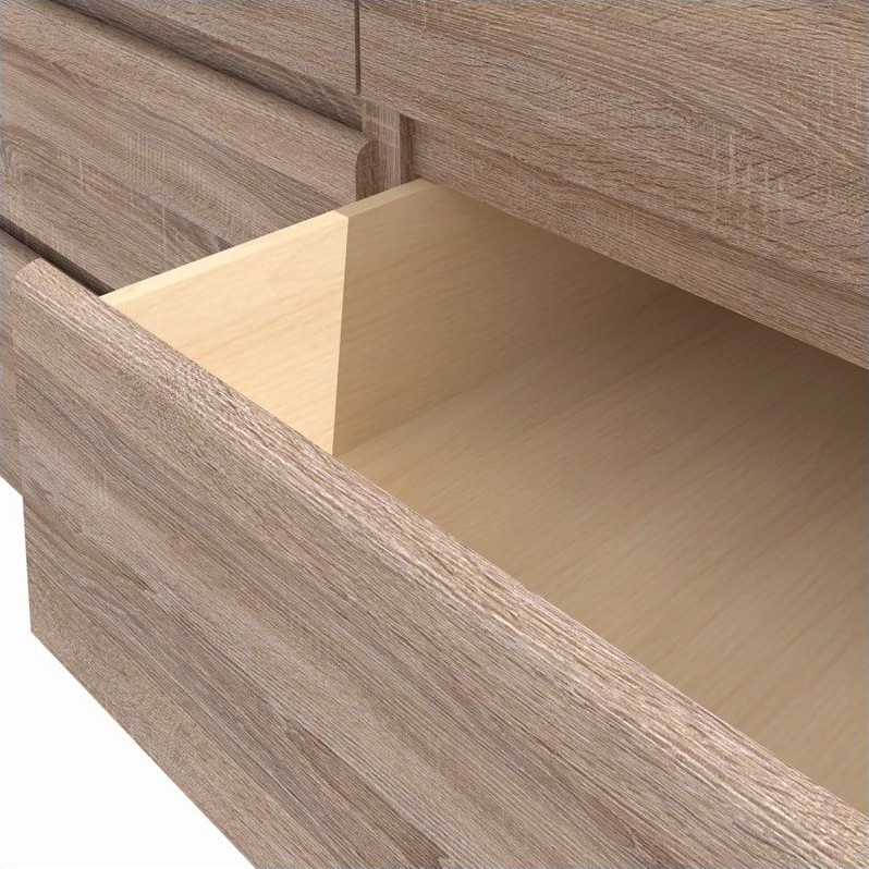 Tvilum Scottsdale 6 Drawer Double Dresser In Truffle