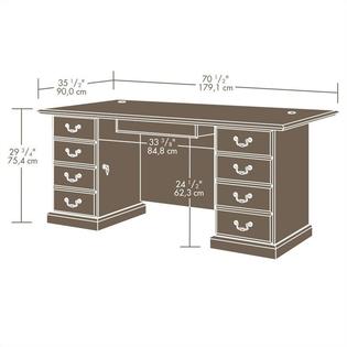 Sauder Heritage Hill Large Executive Desk