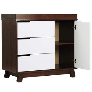 Babyletto Babyletto Hudson Changer Dresser In Espresso And White