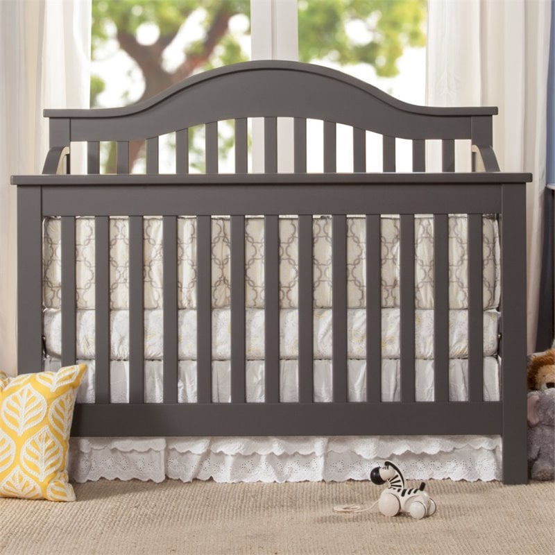 Davinci Jayden 4 In 1 Convertible Wood Crib In Slate
