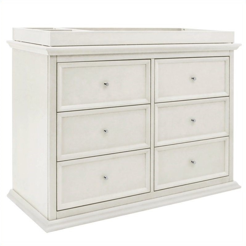 Million Dollar Baby Classic Foothill Louis 6 Drawer Changer Dresser