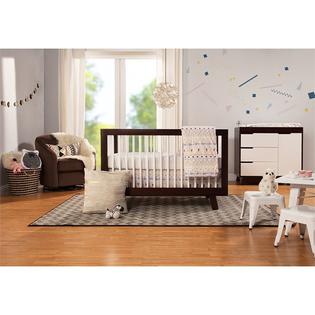 Babyletto Babyletto Hudson Changer Dresser In Espresso And White
