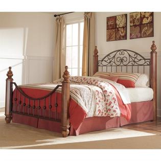 Signature Design By Ashley Furniture Wyatt Poster Bed In Reddish Ashley Signature Design By Furniture Wyatt Poster Bed In Reddish Brown Size